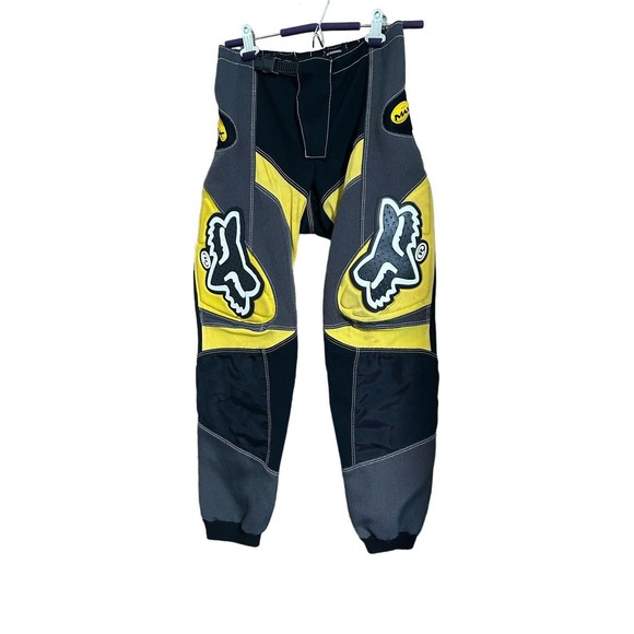 FOX Racing Other - FOX Racing 360 Motocross Dirt Bike Pants Yellow Black Gray Mens Size 32